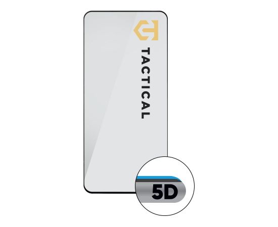 Tactic Taktiskais 5D stikla vairogs OnePlus 13 melns Ekrānu aizsardzība
