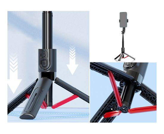 Fusion универсальный штатив | selfie stick | держатель для телефона | fotocam 90 см + bluetooth-пульт Selfie Stick