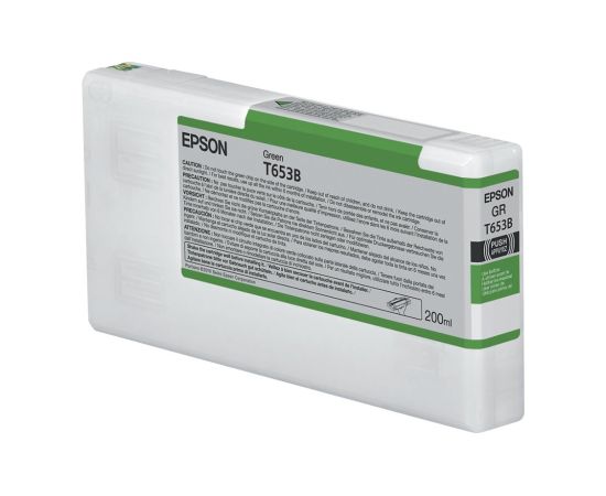 Epson T653B Ink Cartridge Green Lāzerprinteru izejmateriāli