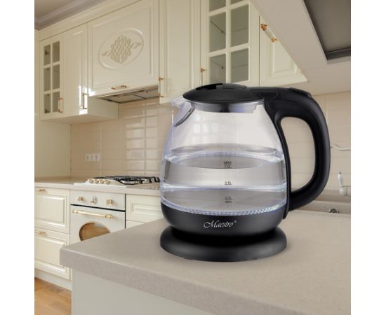 MAESTRO MR-055 electric kettle 1 L 1100 W (MR-055-BLACK) Black Чайники (электрические)