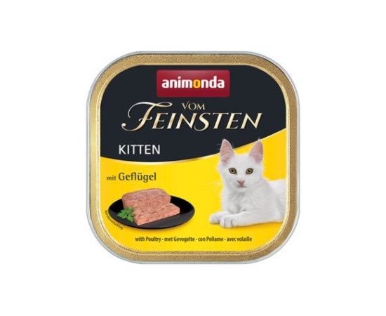 ANIMONDA Vom Feinsten Kitten Chicken - wet cat food - 100g Консервы кошек