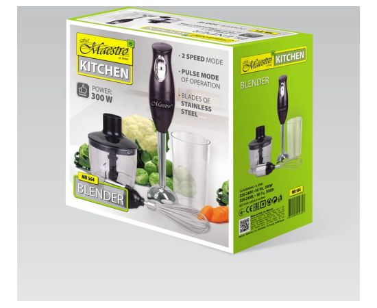 Feel-Maestro MR-564 5-in-1 blender 0.6 l 300 W Black Jaunumi Sadz. tehnika