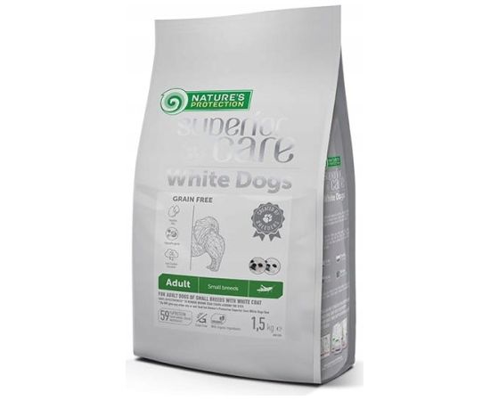NATURE'S PROTECTION Superior Care White dog Small breeds Insect - dry dog food - 1,5kg Suņu barība