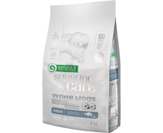 NATURE'S PROTECTION Superior care White Fish Small and mini - dry dog food - 4kg Suņu barība