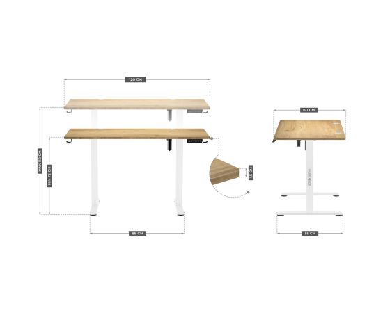 Electric desk MA-Leader 7.0 Craft Gaming galdi