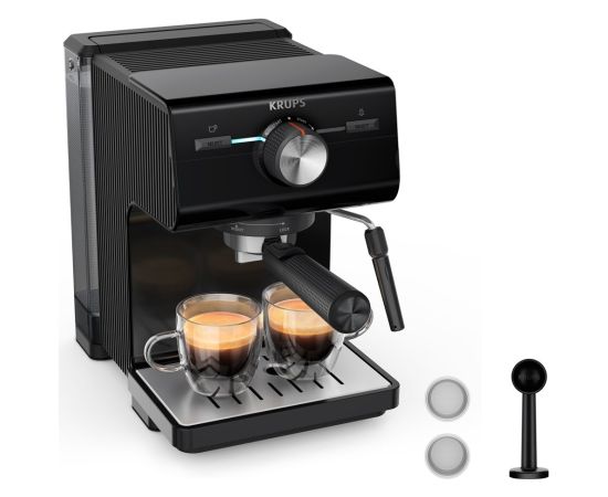 Krups Authentic XP381810 coffee maker Semi-auto Espresso machine 2 L Kafijas aparāti