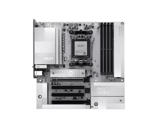 MSI AM5 PRO B850M-A WIFI PZ M-ATX AMD B850 Socket AM5 micro ATX Mātes plates