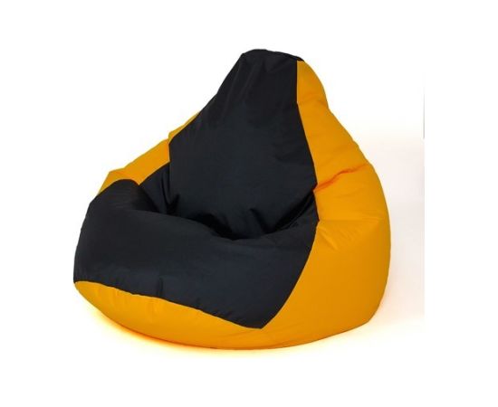 Go Gift Sako bag pouffe Pear yellow-black XL 130 x 90 cm Мешки и пуфы