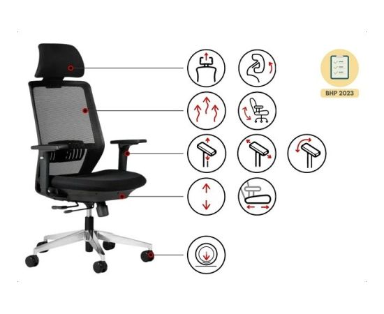 SPECTRUM ergonomic office chair black Офисные стулья