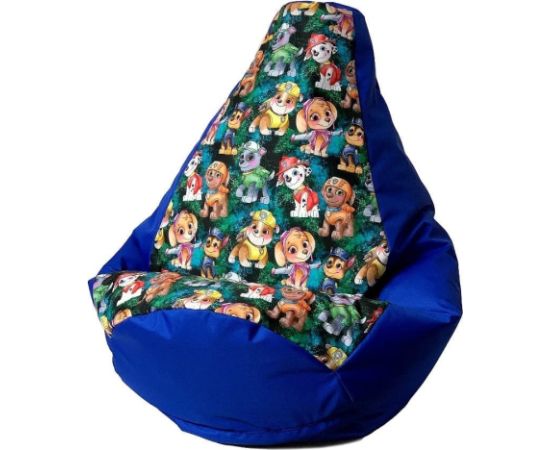 Go Gift Sako bag pouffe Pear print cornflower-PAW Patrol L 105 x 80 cm Мешки и пуфы