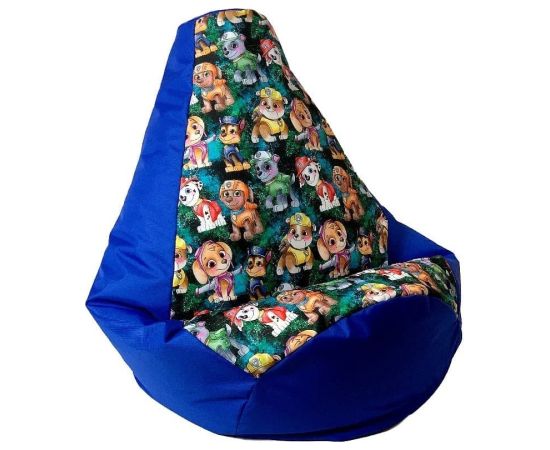 Go Gift Sako bag pouffe Pear print cornflower-PAW Patrol L 105 x 80 cm Мешки и пуфы