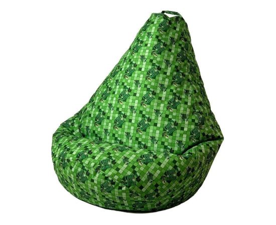 Go Gift Sako bag pouffe Pear print Minecraft XL 130 x 90 cm Мешки и пуфы