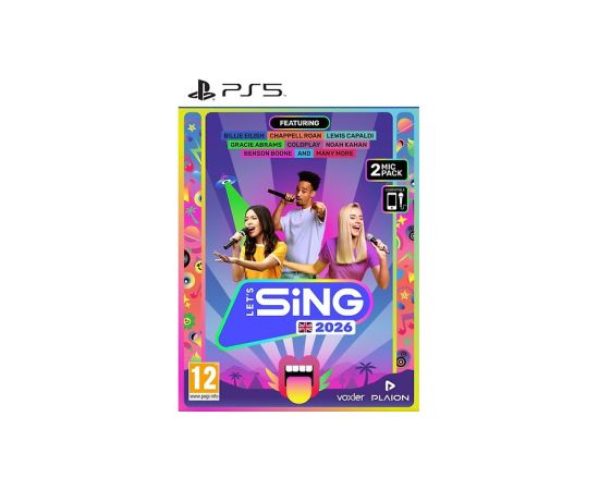 Plaion Let's Sing 2026 un 2 mikrofoni (PS5) PlayStation 5 (PS5) spēles 