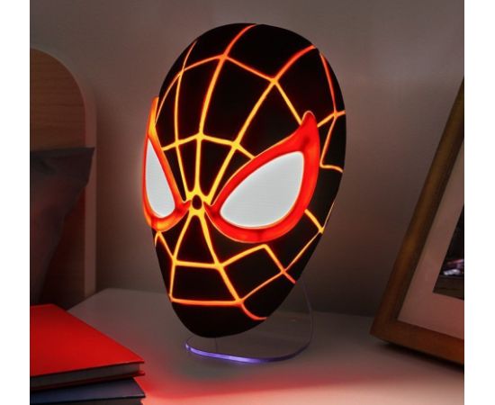 Paladone Spiderman Miles Morales Mask Light Dekoratīvais apgaismojums 