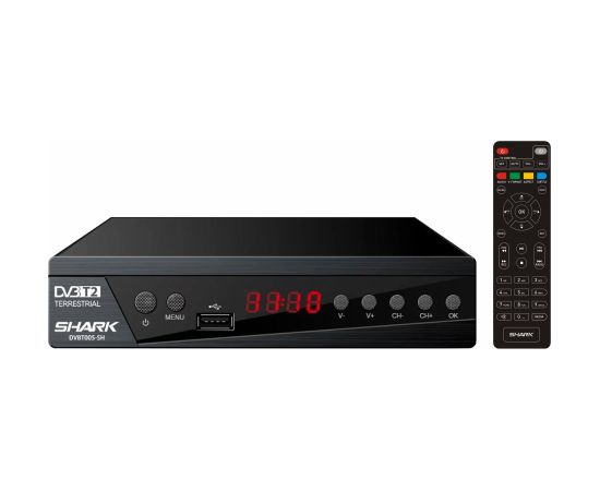 Manta DVBT005-SH Tuner for TV DVBT-T2/HEVC SHARK Dekoderi un Satelīttelevīzijas,TV uztvērēji