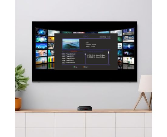 Manta DVBT005-SH Tuner for TV DVBT-T2/HEVC SHARK Dekoderi un Satelīttelevīzijas,TV uztvērēji