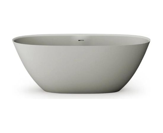 PAA vanna Perla, 1600x750 mm, matt grey silkstone Akrila vannas