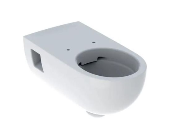 Geberit pods Selnova Comfort Rimfree, stiprināms pie sienas, 355x700 mm, pagarināts, balts Jaunumi Sadz. tehnika