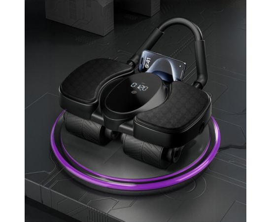 KA40 AUTOMĀTISKAIS VĒDERA RITENIS AR ATBALSTU UN HMS DISPLEJU Тренажеры для брюшного пресса