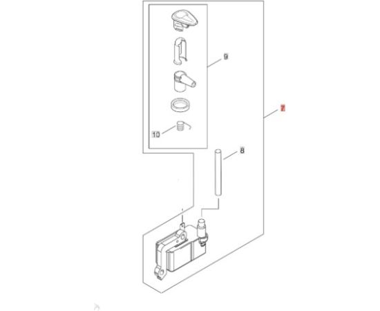 Coil, ignition asy. PB-9010T, Echo  Резервные акции
