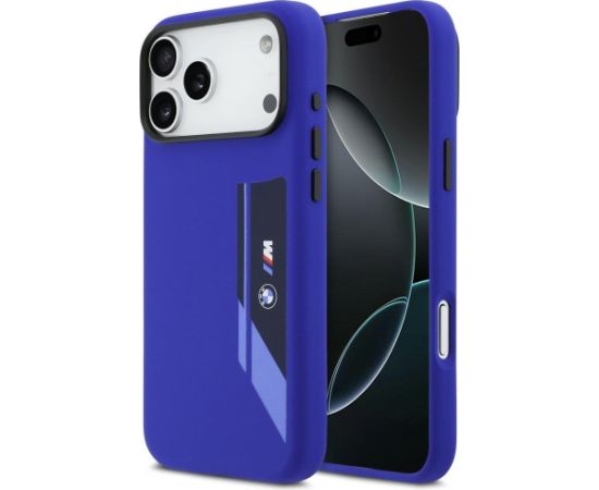 BMW M Silicon Vertical Logo MagSafe Case Aizsargapvalks priekš Apple iPhone 17 Pro Max Neoriģinālie Maciņi