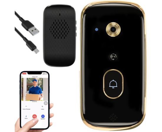 Goodbuy X10 viedais durvju zvans ar novērošanu | kustības noteikšana | nakts redzamības sistēma Viedie slēdži