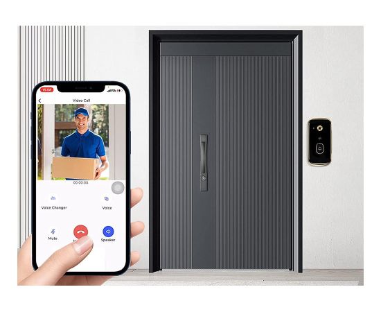 Goodbuy X10 viedais durvju zvans ar novērošanu | kustības noteikšana | nakts redzamības sistēma Viedie slēdži