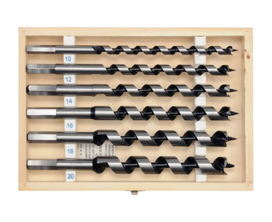 Koka urbju komplekts Yato YT-3298; 10-20 mm; 6 gab. Аксессуары для дрелей