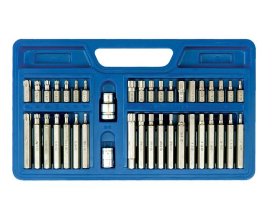 Skrūvgriežu uzgaļu komplekts Vorel 66410; 40 gab. Piederumi urbjiem