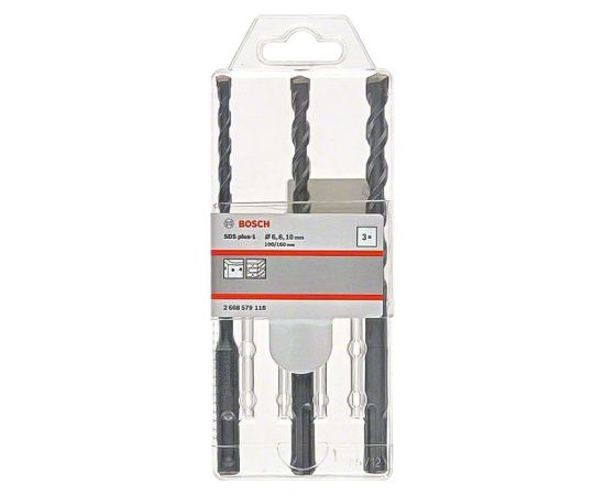 Betona urbju komplekts Bosch 2608579118; 6/8/10 mm; 3 gab. Аксессуары для дрелей