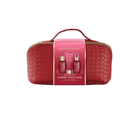 Baylis & Harding Midnight Cherry Set with Cosmetic Bag - Dárková sada v kosmetické tašce Smaržas - NESAKĀRTOTS