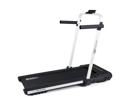 Treadmill EVERFIT TFK-135-SLIM-W pearl white Skrejceliņi