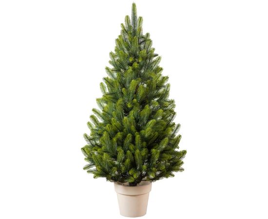 (Ir veikalā) Ziemassvētku egle podā “Lapland Spring” 1.1M 60CM Mākslīgās egles