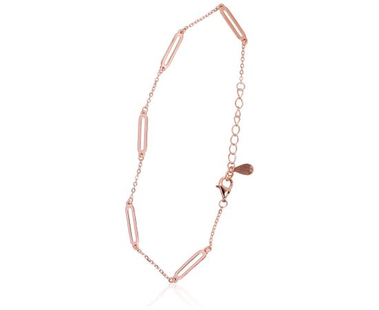 Sudraba aproce #2600437(PAu-R), Sudrabs 925°, sarkanais zelts (pārklājums), garums: 17 cm, 1.9 gr. Ar zelta pārklājumu