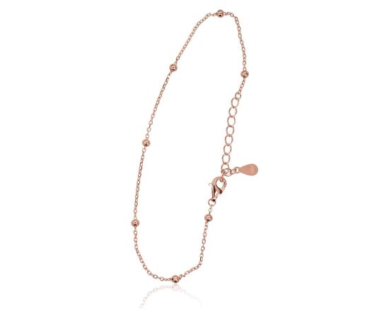 Sudraba aproce #2600433(PAu-R), Sudrabs 925°, sarkanais zelts (pārklājums), garums: 17 cm, 1.1 gr. Ar zelta pārklājumu