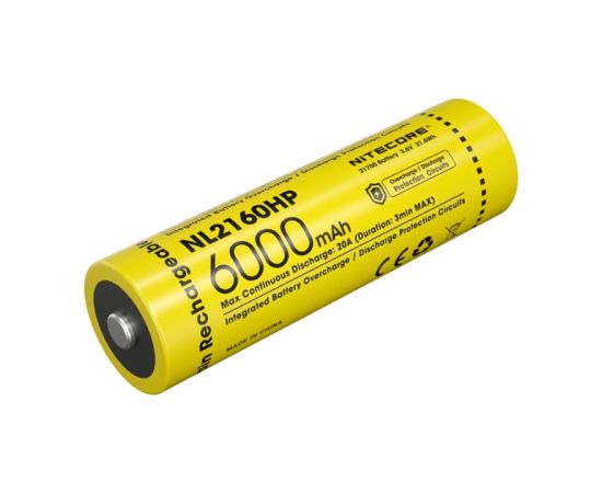 Nitecore NL2160HP 6000 mAh rechargeable 21700 Li-ion battery Различные аксессуары