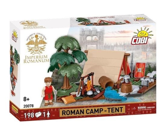 Cobi Klocki imperium romanum - namiot rzymskich legionistów 198 elementów Машины и аксессуары