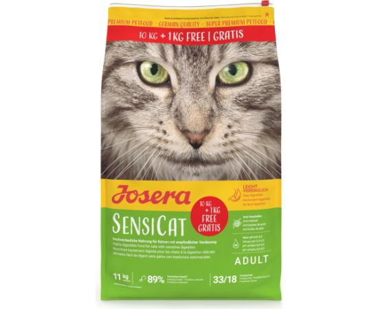 Josera SensiCat 10+1kg Kaķu sausā barība