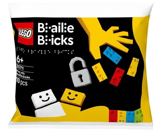 LEGO Klocki Zabawa z alfabetem Braille’a Jaunumi, Bērnu preces