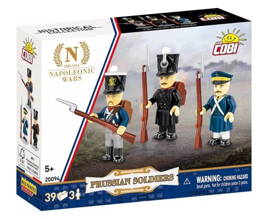 Cobi Klocki Żołnierze pruscy 39 elementów Mašīnas un piederumi