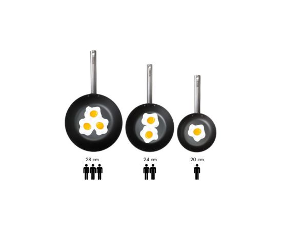 Skottsberg oglekļa tērauda panna 28cm Pannas
