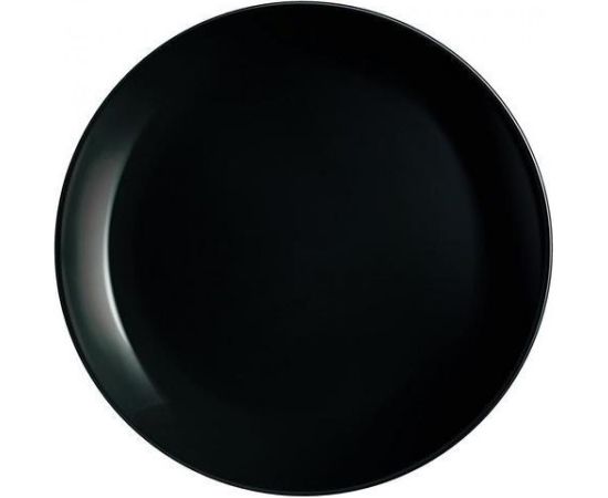 DIWALI BLACK PUSDIENU ŠĶĪVIS 25CM, Luminarc Šķīvji