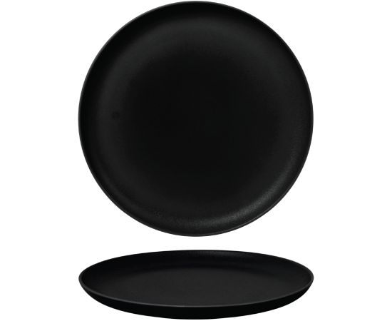 FINE PLUS ŠĶĪVIS 21CM, MELNS, PORCELĀNS, Leela Baralee Šķīvji