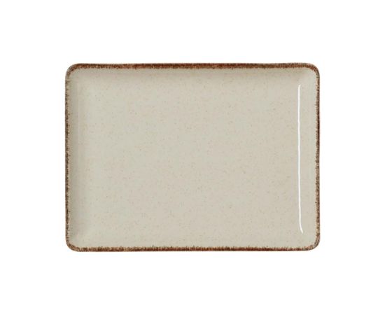 SMILLA SAND SERVĒŠANAS ŠĶĪVIS 23x17CM, TAISNSTŪRA, BĒŠS, PORCELĀNS, WAS тарелки