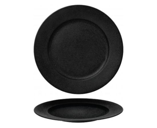 FINE PLUS SATIN ŠĶĪVIS 27CM, MELNS, PORCELĀNS, Leela Baralee Šķīvji