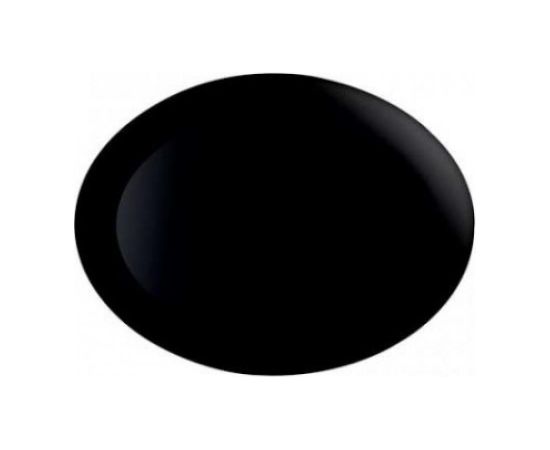 DIWALI BLACK OVĀLS ŠĶĪVIS 25X33CM, Luminarc тарелки