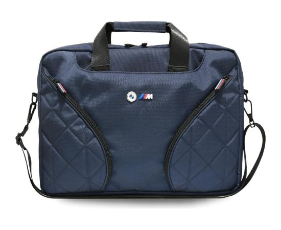 BMW Nylom Pockets & Metal Logo 16" Сумка Для Ноутбука Navy Blue Сумки, обложки для ноутбуков