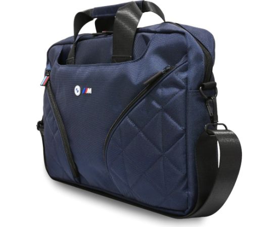 BMW Nylom Pockets & Metal Logo 16" Сумка Для Ноутбука Navy Blue Сумки, обложки для ноутбуков