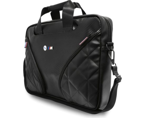 BMW Carbon Pockets & Metal Logo 16" Сумка Для Ноутбука Black Сумки, обложки для ноутбуков