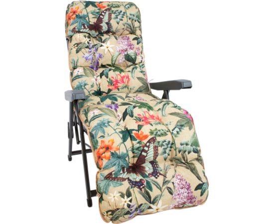 Krēsla spilvens BADEN-AMAZONIA 48x165cm, bēšs puķains Jaunumi -Dārzam